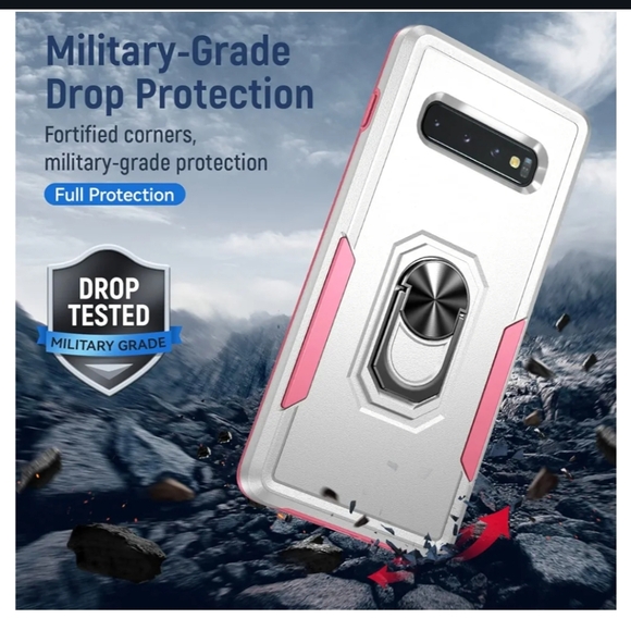 Galaxy S10+ Phone Case. With 2 pk TPU film. - Picture 7 of 9